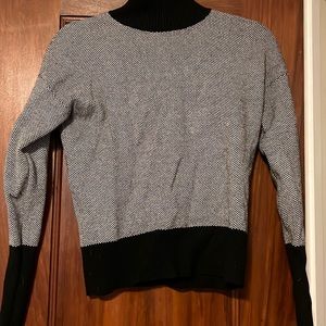 Rachel Zoe stripped turtle neck sweater